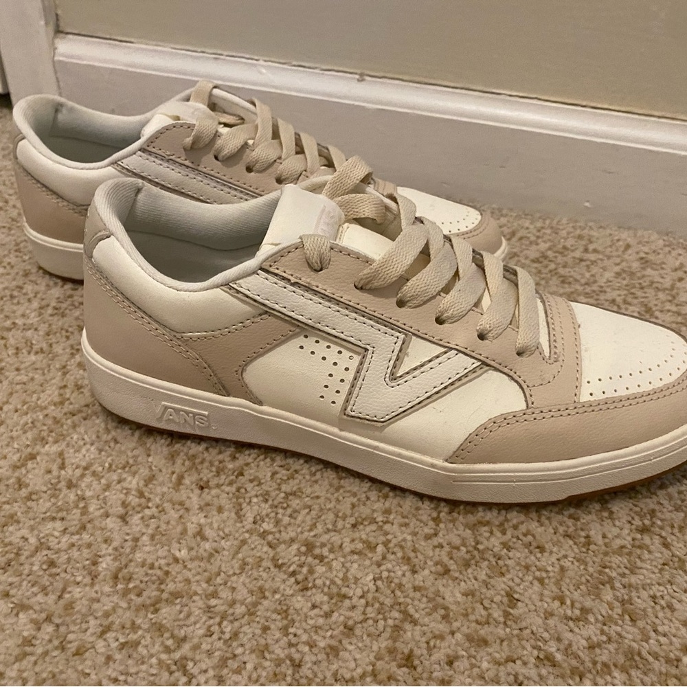 Vans Beige and Cream Sneakers